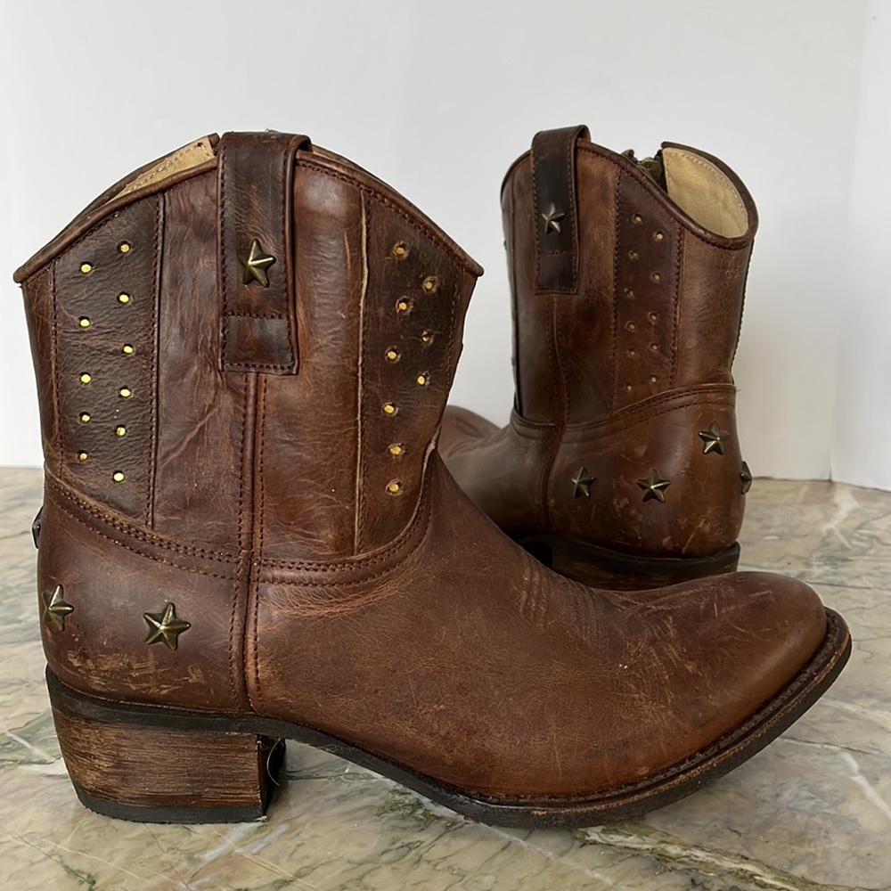 Sendra cowboy boots leather